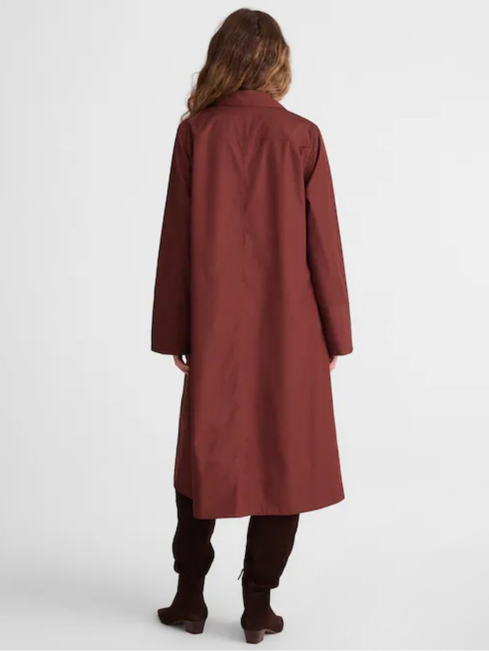 Madewell Poplin Long-Sleeved Shirtdress - Chocolate Raisin - Picture 5 of 7